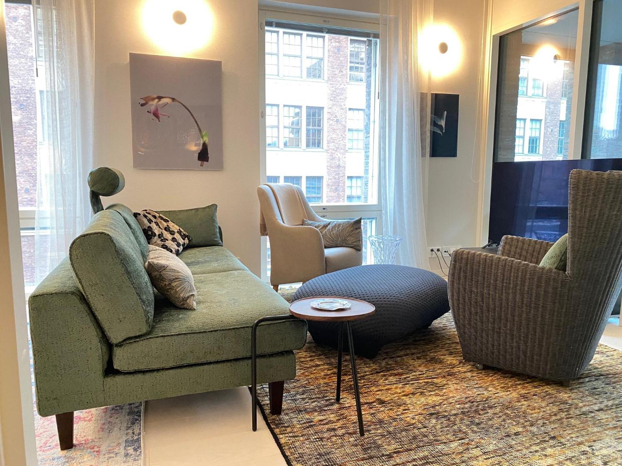 Luxury City Seafront Apartment With Balcony Helsingfors Exteriör bild